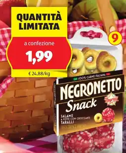 ALDI Negroni negronetto snack con taralli offerta