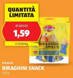 ALDI Biraghi biraghini snack offerta