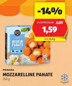 ALDI Primana mozzarelline panate offerta
