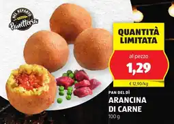 ALDI Pan del dì arancina di carne offerta