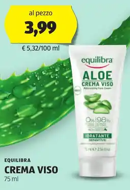 ALDI Equilibra crema viso offerta