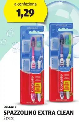 ALDI Colgate spazzolino extra clean offerta