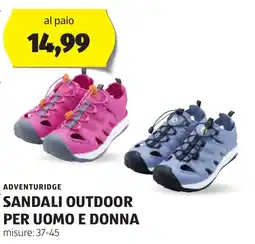 ALDI Adventuridge sandali outdoor per uomo e donna offerta