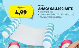 ALDI Crane amaca galleggiante offerta