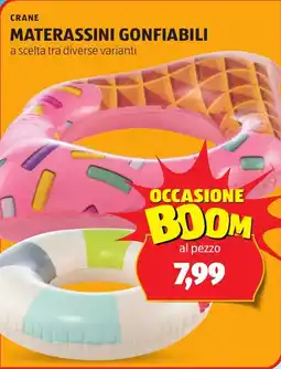 ALDI Crane materassini gonfiabili offerta