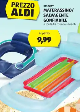 ALDI Bestway materassino/ salvagente gonfiabile offerta
