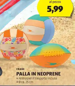 ALDI Crane palla in neoprene offerta