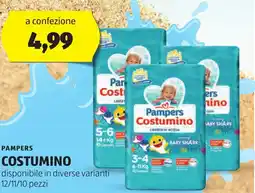 ALDI Pampers costumino offerta