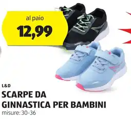 ALDI L&d scarpe da ginnastica per bambini offerta