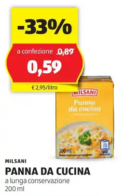 ALDI Milsani panna da cucina offerta