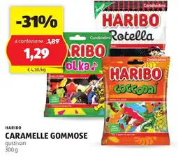 ALDI Haribo caramelle gommose offerta
