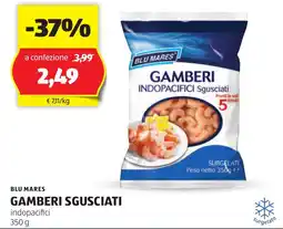 ALDI Blu mares gamberi sgusciati offerta