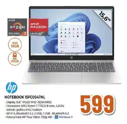 Ipercoop hp NOTEBOOK 15FC0047NL offerta