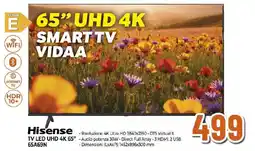 Ipercoop Hisense TV LED UHD 4K 65" 65A69N offerta
