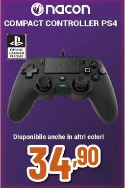 Ipercoop nacon COMPACT CONTROLLER PS4 offerta