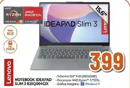 Ipercoop Lenovo NOTEBOOK IDEAPAD SLIM 3 82XQ004GIX offerta