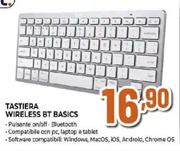 Ipercoop TASTIERA WIRELESS BT BASICS offerta