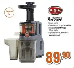 R.G.V. ESTRATTORE GREENJUICE