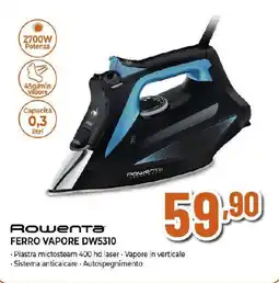 Ipercoop Rowenta FERRO VAPORE DW5310 offerta