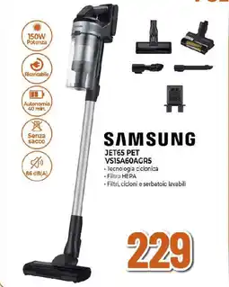 Ipercoop SAMSUNG JET65 PET VS15A60AGR5 offerta