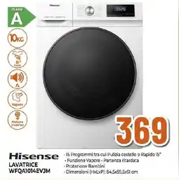 Ipercoop Hisense LAVATRICE WFQA1014EVJM offerta