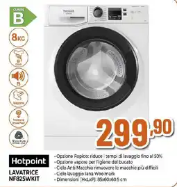 Ipercoop Hotpoint LAVATRICE NF825WKIT offerta