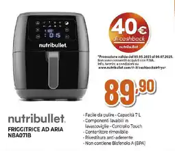 Ipercoop nutribullet FRIGGITRICE AD ARIA NBA071B offerta