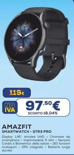 Euronics AMAZFIT SMARTWATCH - GTR3 PRO offerta