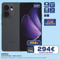Euronics OPPO SMARTPHONE - RENO 13F 5G offerta