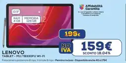 Euronics LENOVO TABLET-M11 TB330FU WI-FI offerta