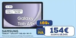 Euronics SAMSUNG TABLET-GALAXY TAB A9+ WI-FI offerta