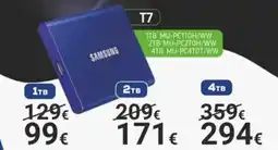 Euronics SAMSUNG T7 1TB offerta