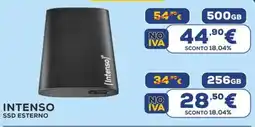 Euronics INTENSO SSD ESTERNO 500GB offerta