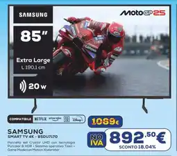 Euronics SAMSUNG SMART TV 4K - 85DU7170 offerta