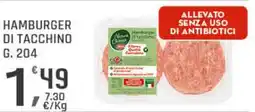 Supermercati Dok Hamburger di tacchino offerta