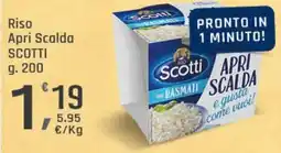 Riso apri scalda scotti