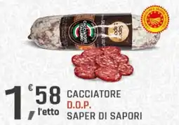 Supermercati Dok Cacciatore d.o.p. saper di sapori offerta