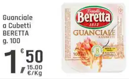 Supermercati Dok Guanciale a cubetti beretta offerta