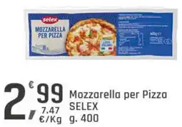 Supermercati Dok Mozzarella per pizza selex offerta