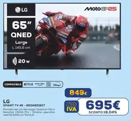 Euronics LG SMART TV 4K-65QNED80T offerta