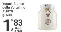 Supermercati Dok Yogurt bianco della valtellina alpiyò offerta