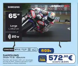 Euronics SAMSUNG SMART TV 4K - 65DU7170 offerta