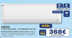 Euronics Argo climatizzatore - kit greenstyle top offerta