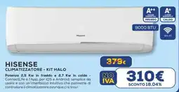 Euronics Hisense climatizzatore - kit halo offerta