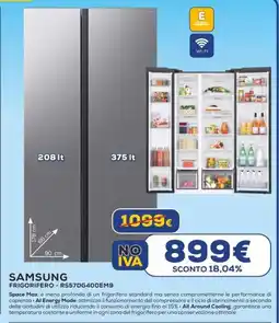 Euronics SAMSUNG FRIGORIFERO - RS57DG400EM9 offerta