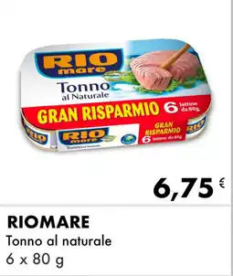 Iper Tosano RIOMARE Tonno al naturale offerta