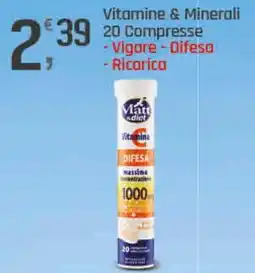 Supermercati Dok Vitamine & minerali 20 Compresse - Vigore - Difesa - Ricarica offerta