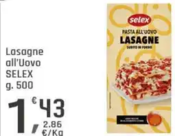 Supermercati Dok Lasagne all'uovo selex offerta