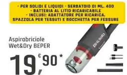 Supermercati Dok Aspirabriciole wet&dry beper offerta
