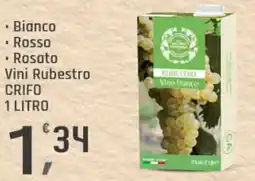 Supermercati Dok Bianco rosso . rosato vini rubestro crifo offerta